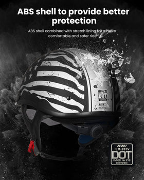 ILM helmet side profile highlighting shell shape and stylish look