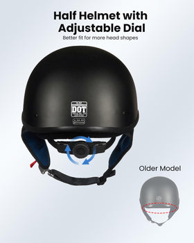 ILM helmet side profile with drop-down sun visor to reduce glare while riding