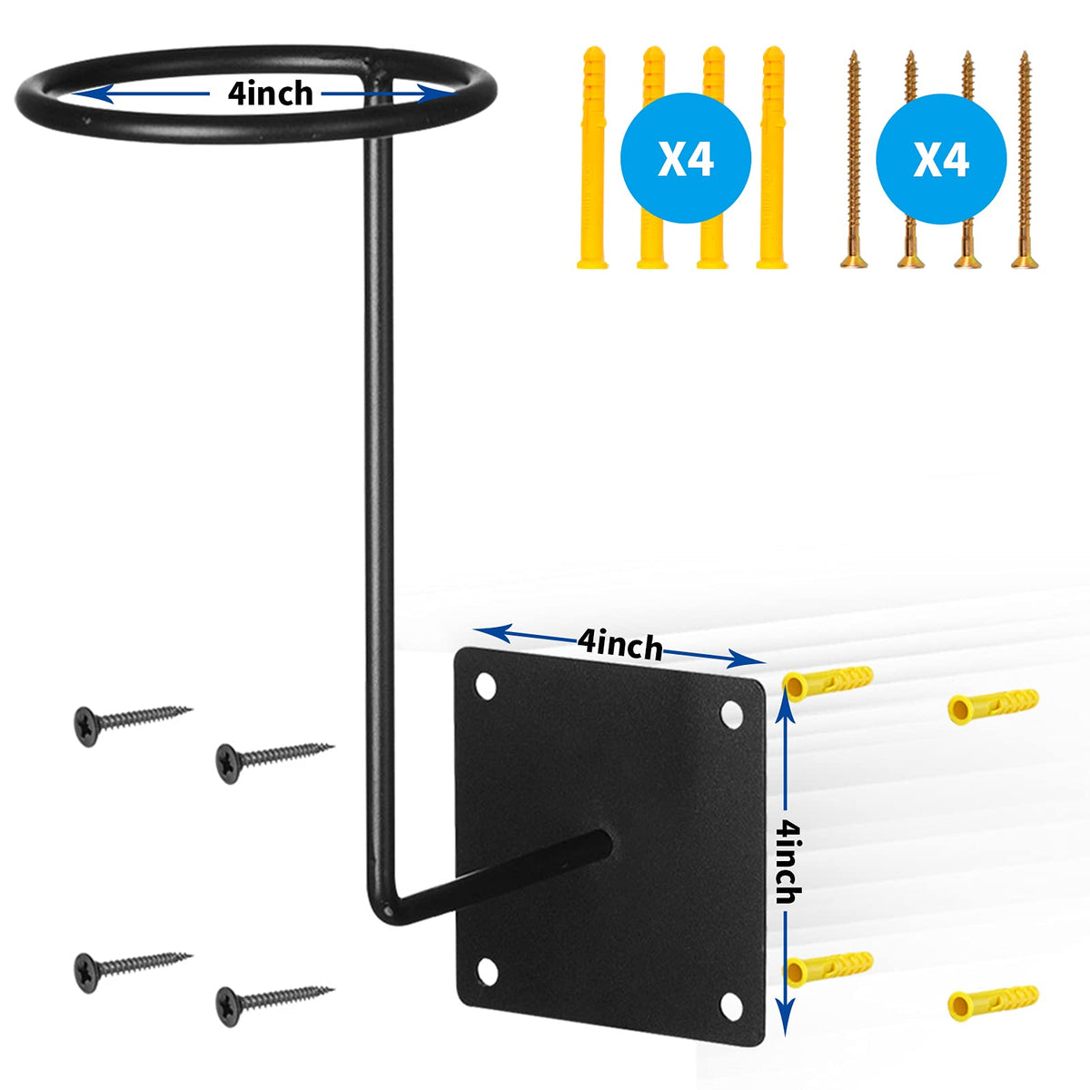 ILM helmet holder side profile demonstrating sturdy steel hook support
