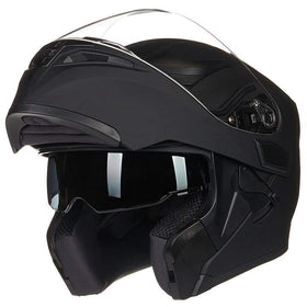 ILM helmet close-up of clear visor demonstrating wide-view visibility