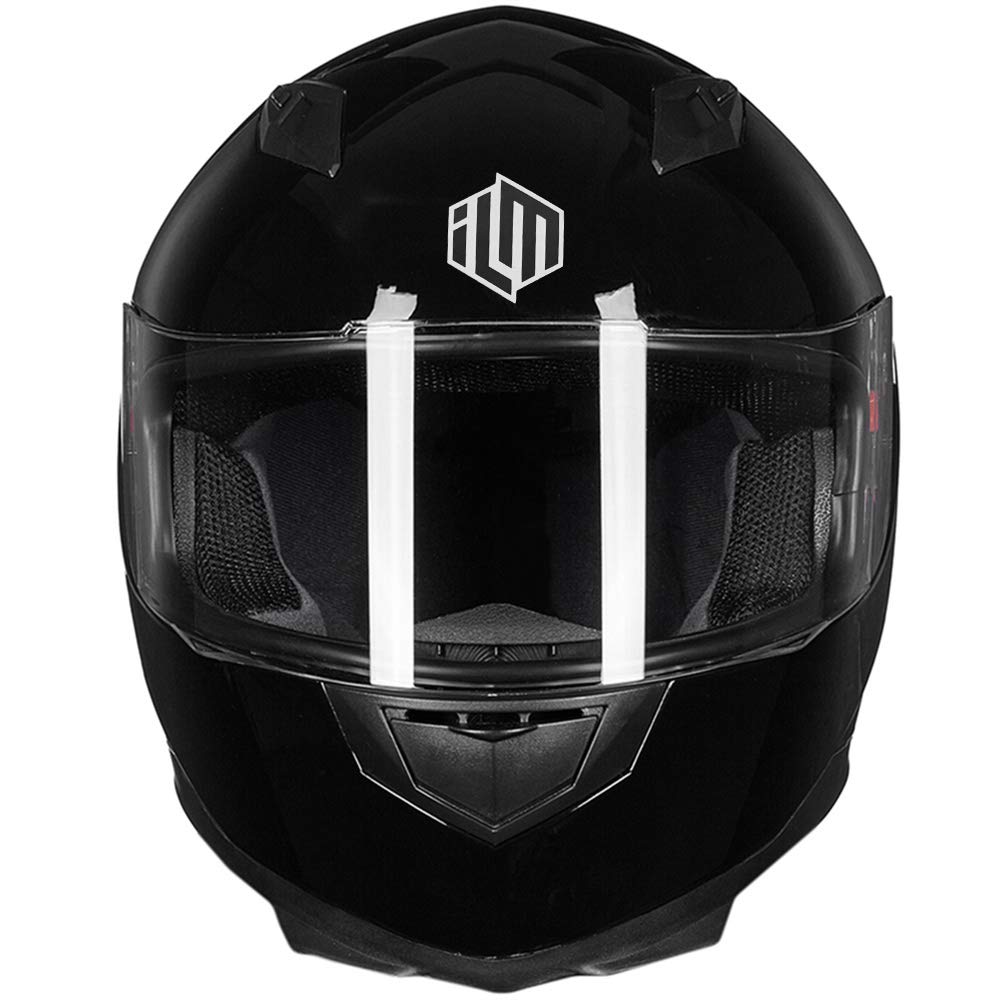 ILM ILM-313 clear and smoked visors displayed together for quick-light adaptability
