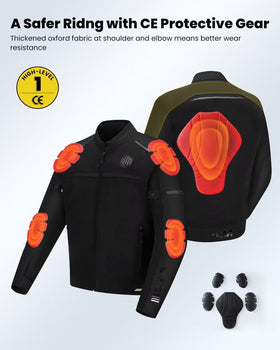 ILM JAM1 CE armor pads close-up showing impact protection