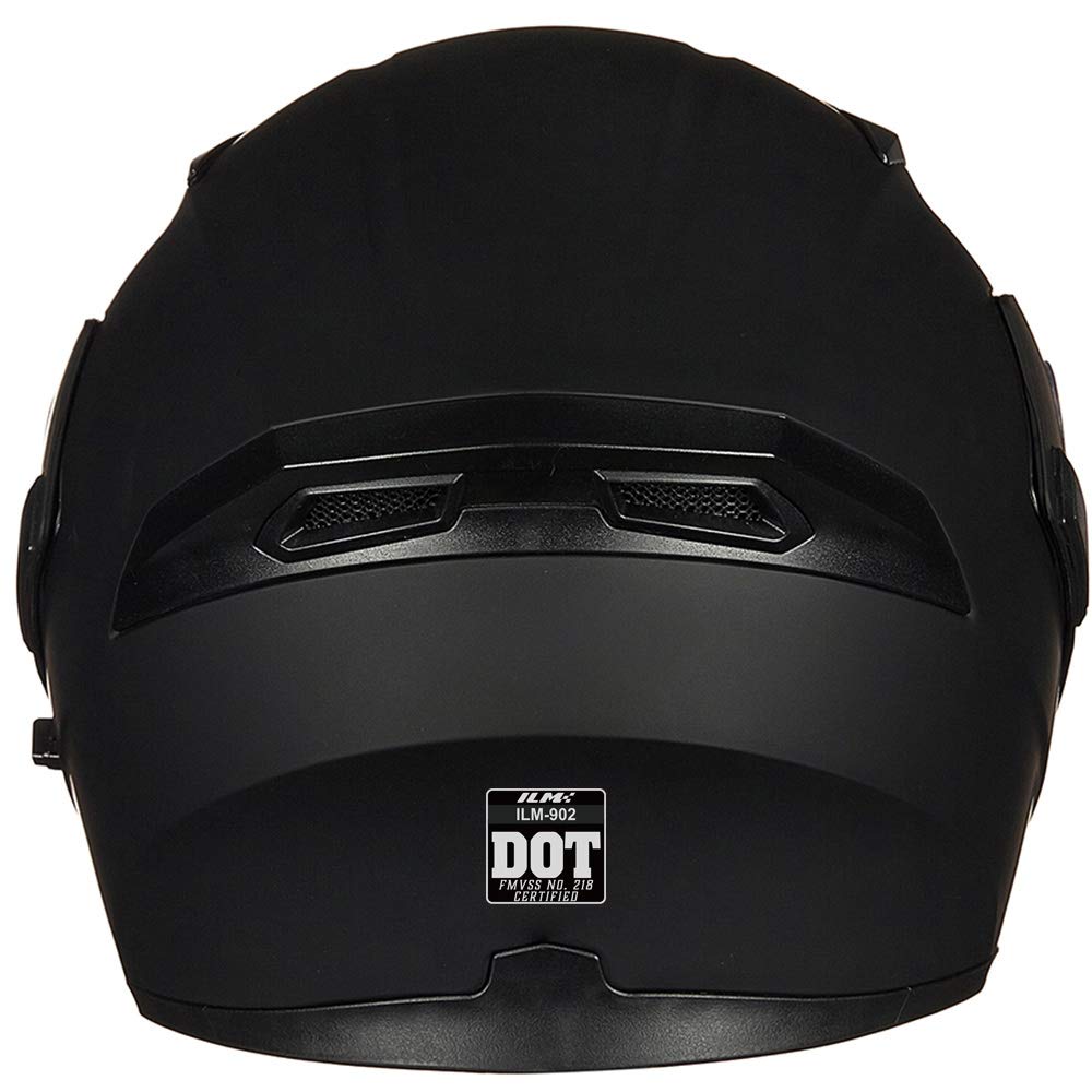 ILM helmet on rider in urban setting showing practical commuting protection