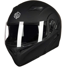 ILM helmet internal sun shield retracted for bright-light flexibility