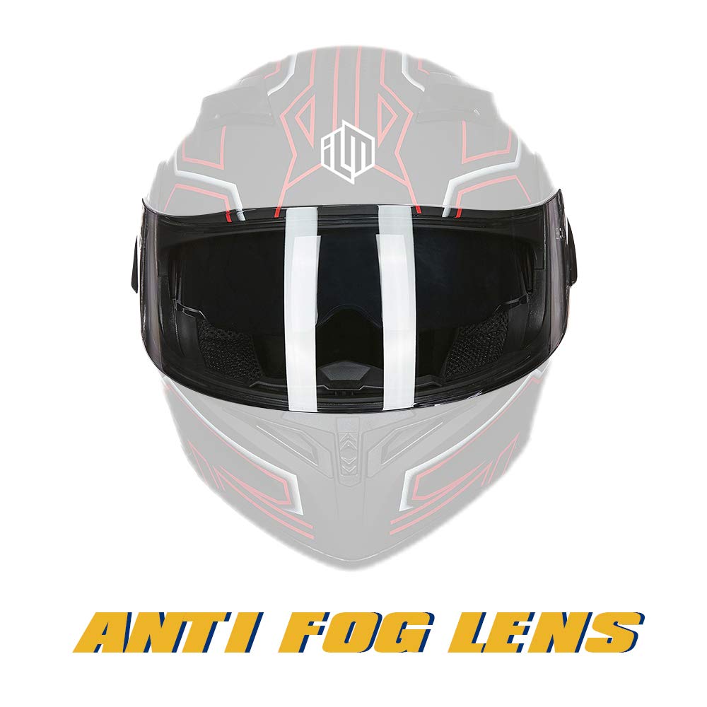 ILM visor close-up of anti-fog coating highlighting clarity benefit