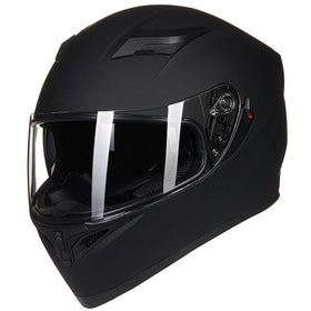 ILM visor installed on helmet demonstrating wide field-of-view benefit