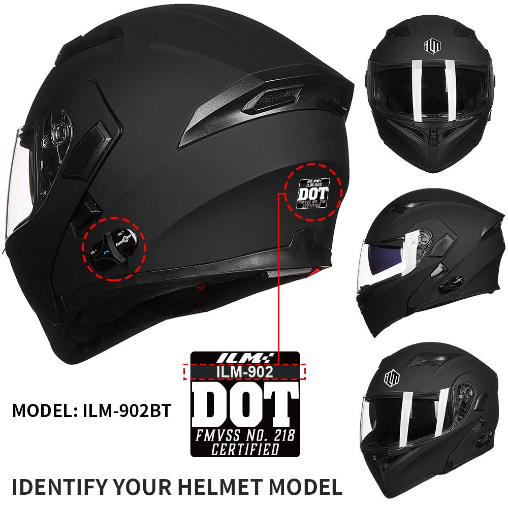 ILM visor mounted on helmet demonstrating fit and improved sightline