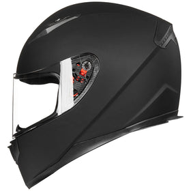ILM smoked visor detail reducing sun glare for daytime comfort