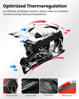 ILM WS901 tinted goggles and balaclava arranged to highlight dust and glare defense