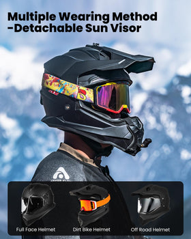 ILM WS902 side profile highlighting outer visor detail and benefit wide view