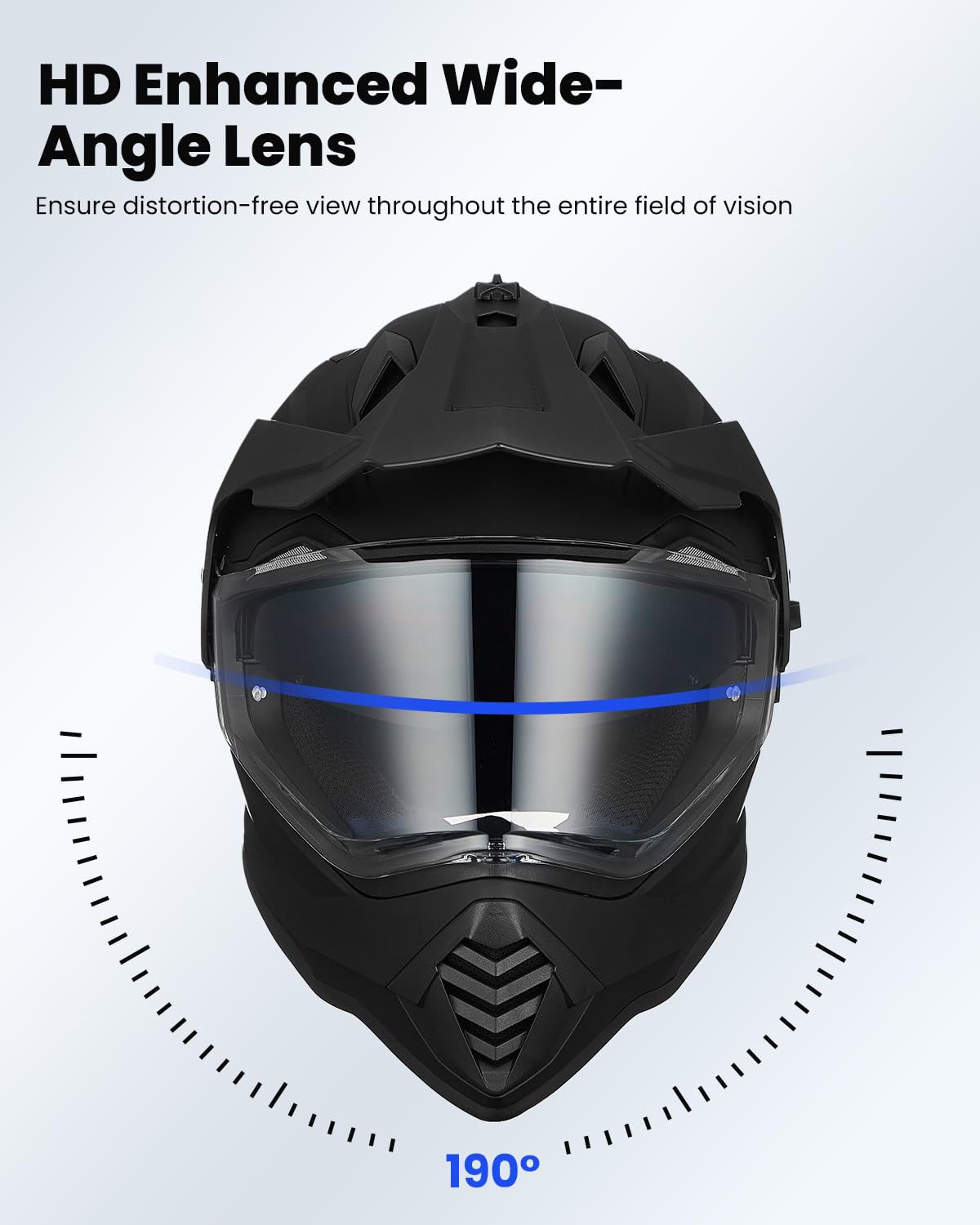 ILM WS902 sunshield deployed showing internal drop-down shade and benefit glare reduction