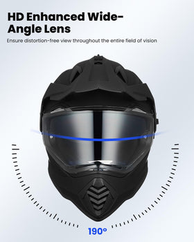 ILM WS902 sunshield deployed showing internal drop-down shade and benefit glare reduction