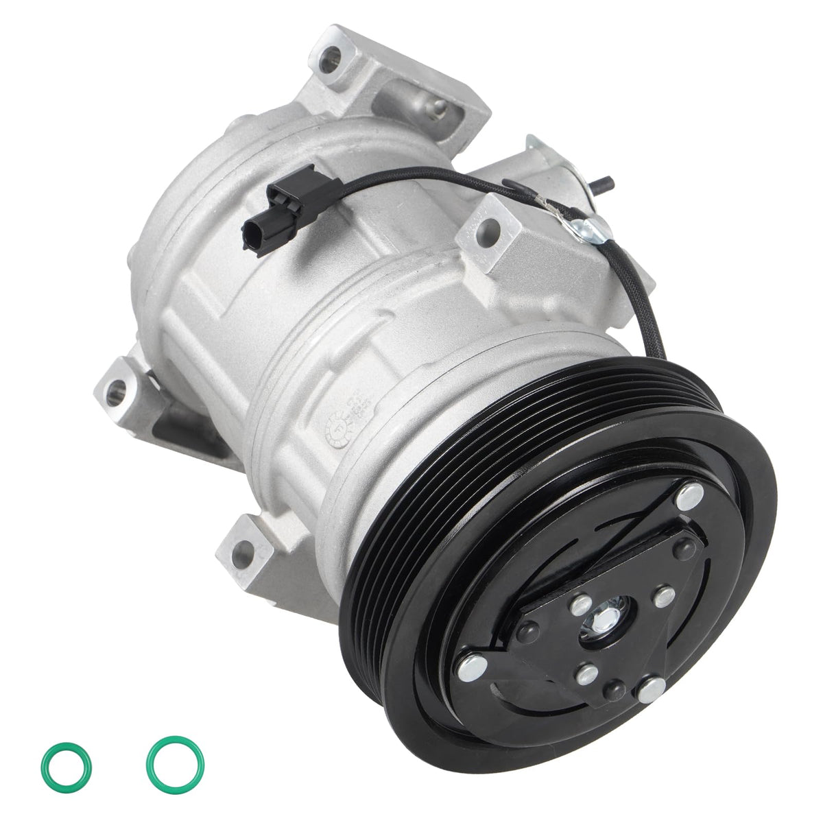 ILONPA compressor front view showing clean aluminum housing and fitment benefit