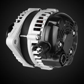 ILONPA alternator next to ruler for size comparison to verify fitment quickly
