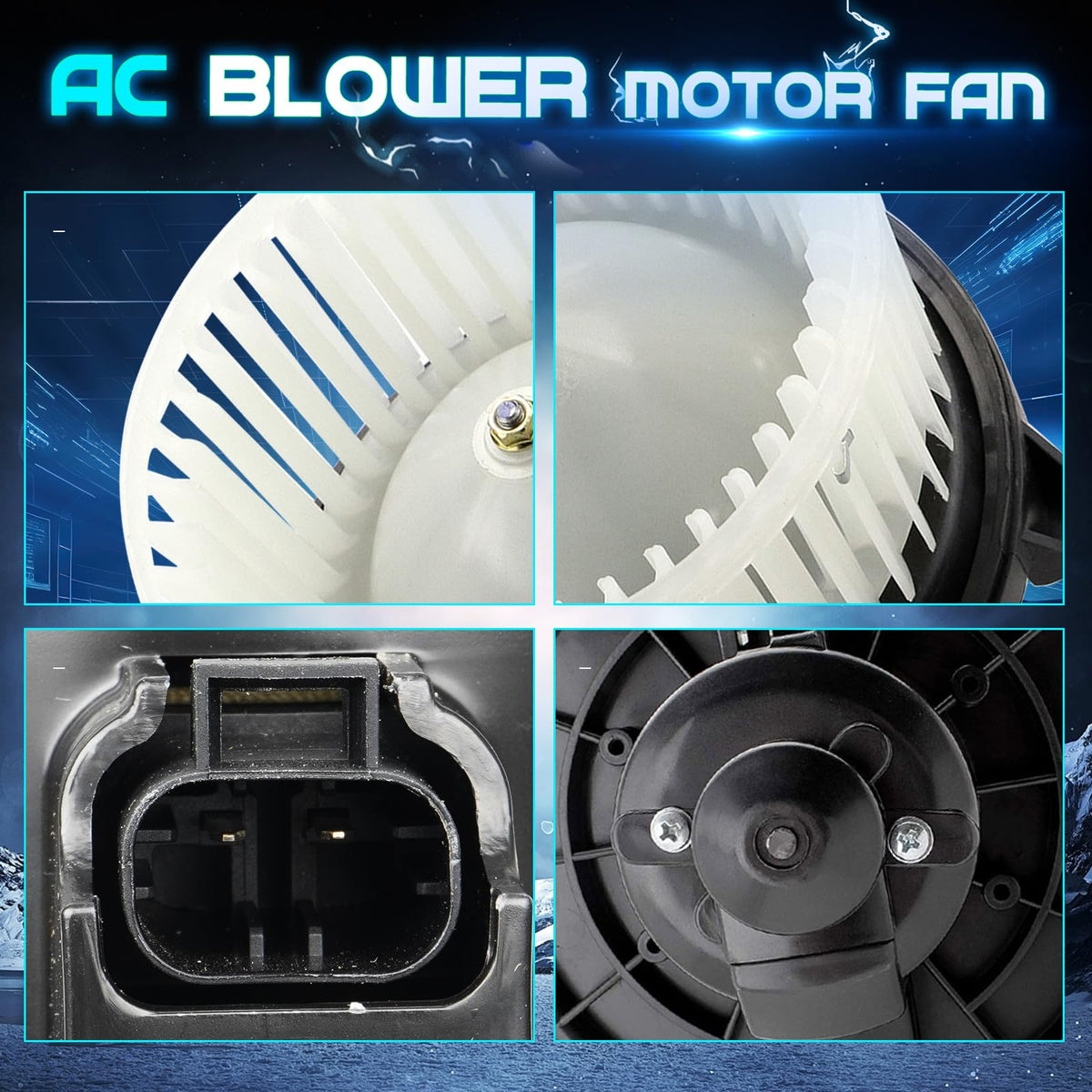 ILONPA blower motor installed in vehicle dash showing restored airflow benefit