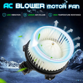 ILONPA blower motor impeller closeup highlighting durable fan material for longevity