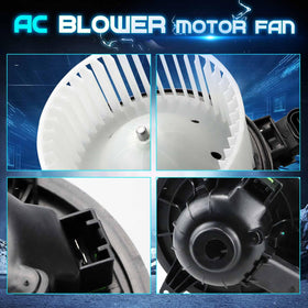 ILONPA blower motor held in hand for size comparison and clear installation planning