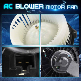 ILONPA blower motor size comparison with ruler showing correct dimensions for fitment