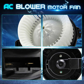ILONPA blower motor next to ruler showing scale for correct fitment benefit