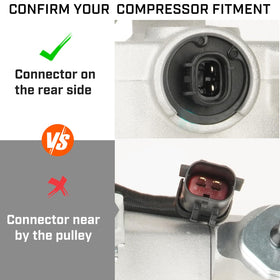 ILONPA compressor clutch assembly detail highlighting quick engagement reliability