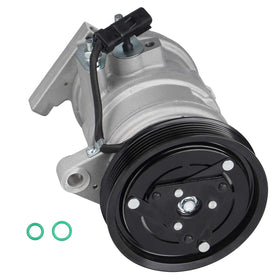 ILONPA compressor front view showing compact aluminum housing and fitment benefit