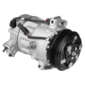 ILONPA compressor front view showing clean housing and mounting points for easy fit