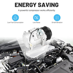 ILONPA compressor installed in Toyota Tacoma illustrating restored cabin cooling