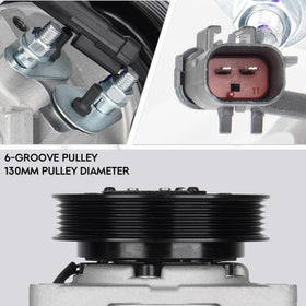 ILONPA compressor packaging and included parts showing ready-to-install convenience