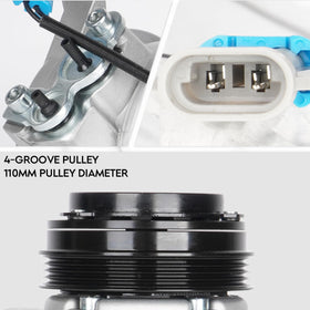ILONPA compressor side mounting points for easy bolt alignment