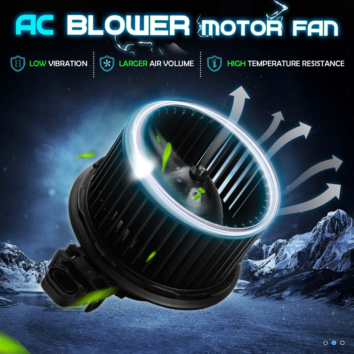 ILONPA fan cage close-up illustrating balanced airflow and quiet operation