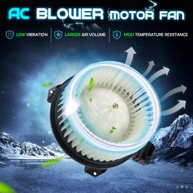 ILONPA fan detail close-up showing balanced blades for quieter airflow