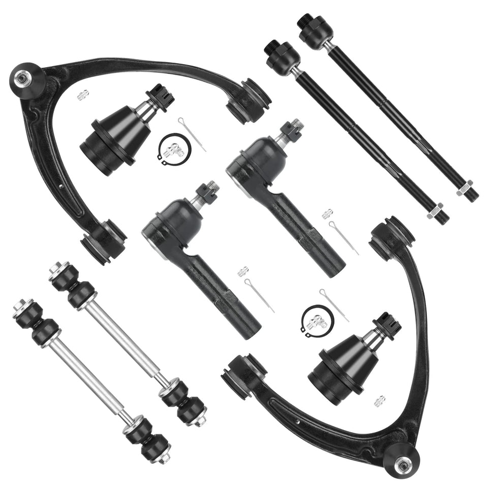ILONPA front suspension kit packaging showing all included components and quick benefit