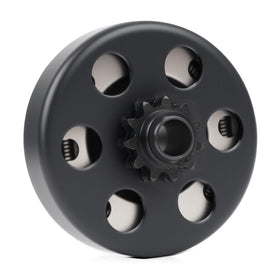 ILONPA front view of clutch showing overall shape and durable steel finish