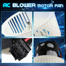 ILONPA blower motor installed behind glovebox in BMW showing restored cabin airflow