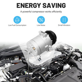 ILONPA compressor installed in engine bay demonstrating OEM-style fit benefit