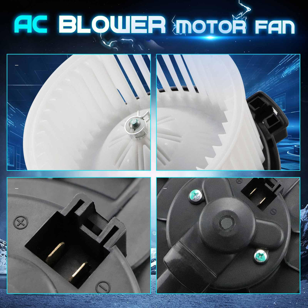 ILONPA blower motor installed in vehicle illustrating restored airflow
