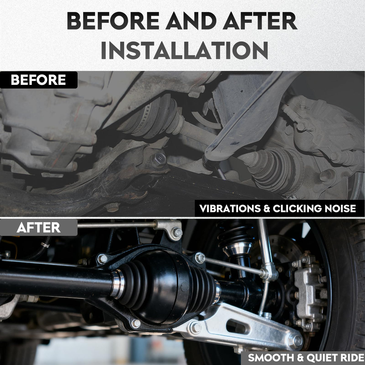 ILONPA installed on Forester hub illustrating direct-fit replacement advantage