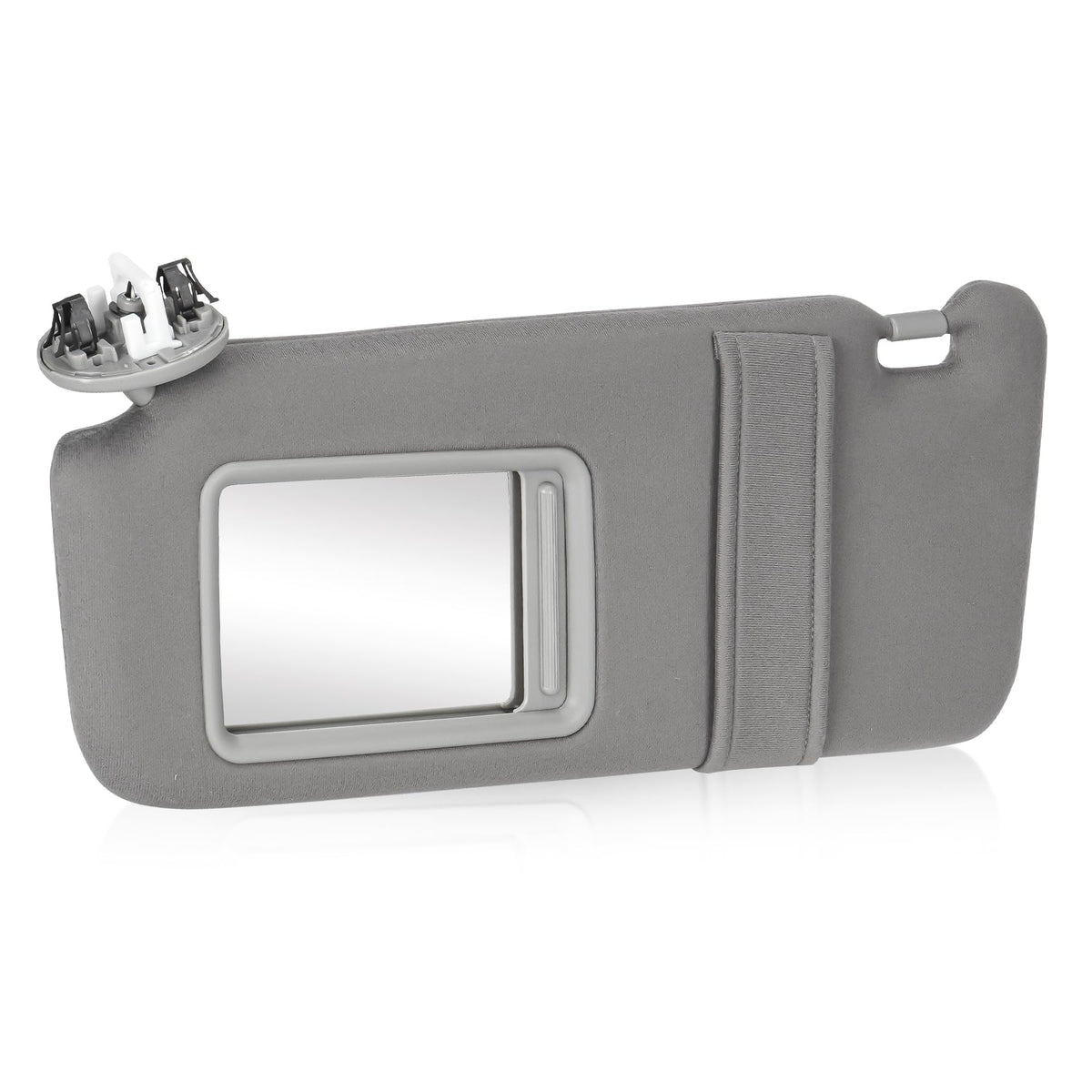 ILONPA left visor front view showing fit and gray finish for clean interior