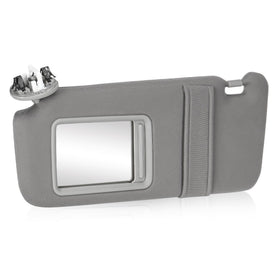 ILONPA left visor front view showing fit and gray finish for clean interior