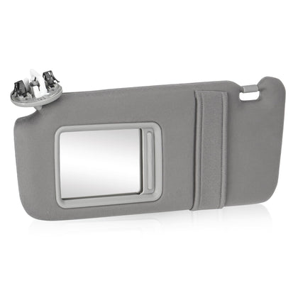 ILONPA left visor front view showing fit and gray finish for clean interior
