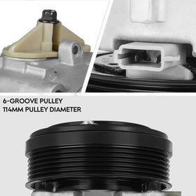 ILONPA pulley and grooves detail highlighting six-groove pulley durability