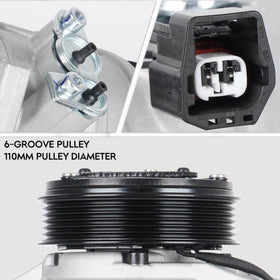 ILONPA pulley detail side emphasizing six-groove compatibility and durability
