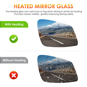 ILONPA right mirror mounted on BMW demonstrating improved visibility and correct fit