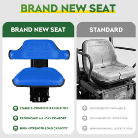 ILONPA seat installed in tractor cab improving operator posture