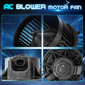 ILONPA blower motor next to ruler to show precise OEM-compatible dimensions