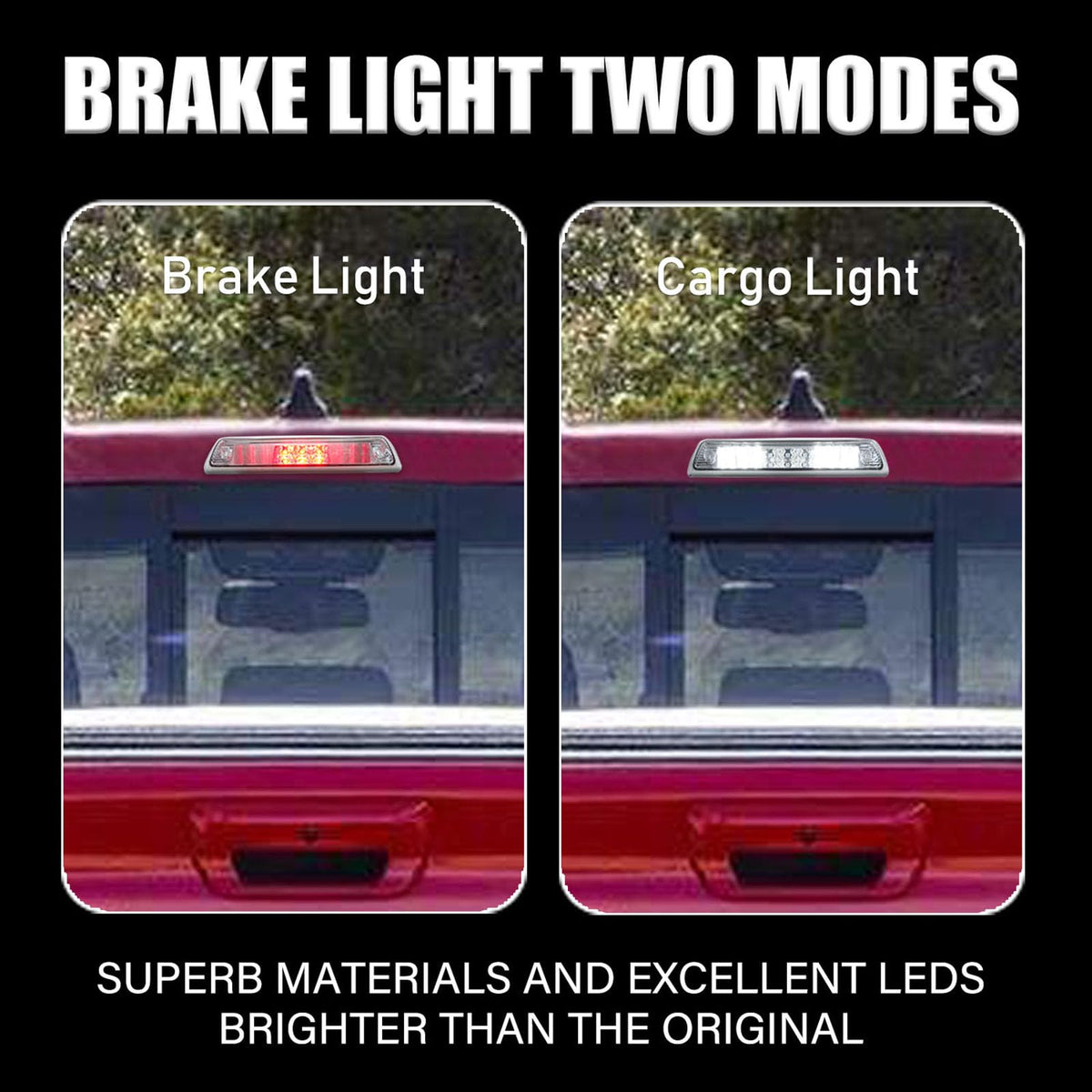 ILONPA installed on Ford F-150 demonstrating improved brake visibility