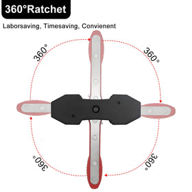 IMAANIIE ergonomic red rivet handle closeup for comfortable non‑slip hand grip