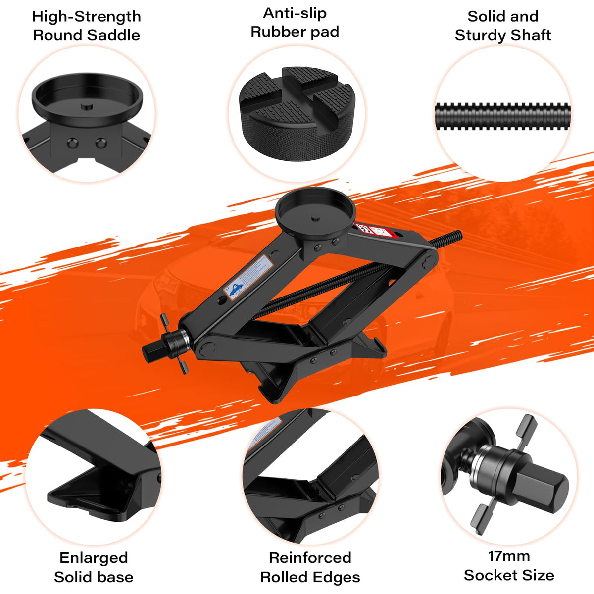 IMAYCC ratcheting handle gear image showing easier cranking and reduced effort