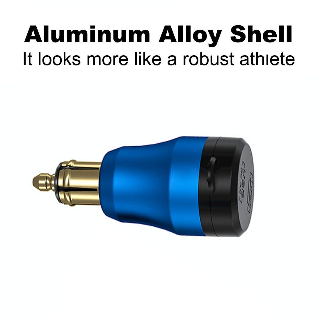 iMESTOU mounted in a motorcycle Hella/DIN socket demonstrating stable, vibration resistant attachment