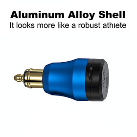 iMESTOU mounted in a motorcycle Hella/DIN socket demonstrating stable, vibration resistant attachment